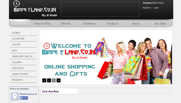 Online Bid and purchase from website - rajkot gujarat