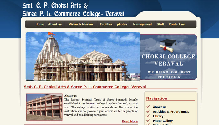 Choksi College Veraval gir somnath