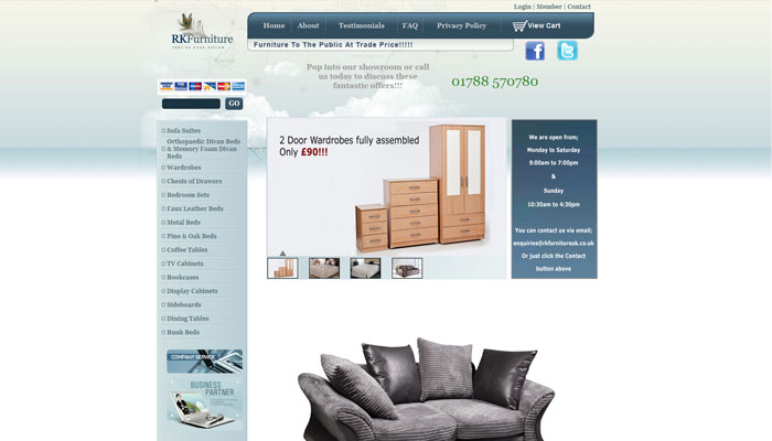 Furniture mall all types of furniture in UK