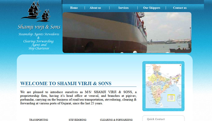 Shipping & Logistic Service from gujarat veraval bunder gir somnath